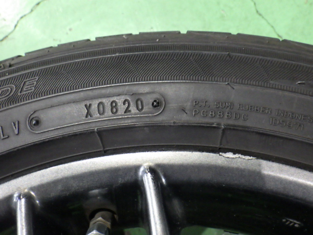 WORK ESPERIO DESIGN tire wheel 4ps.@16 -inch 6.5J +45 4H PCD100 195/50R16 [ control number 9320 RB7-501] used [ large commodity ]