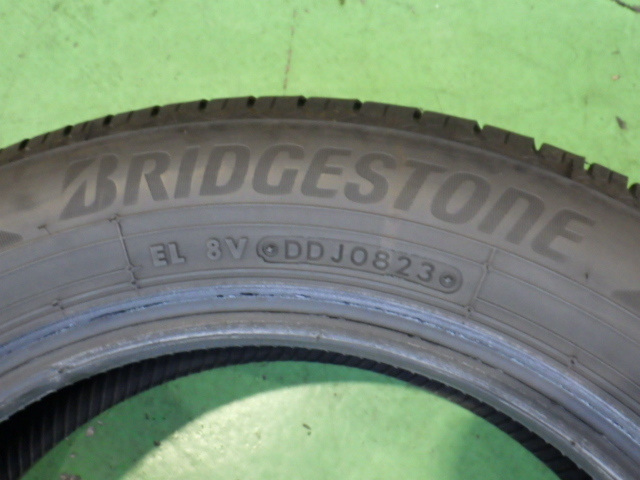 BRIDGESTONE ECOPIA NH200C 155/65R14 75H タイヤ2本 5.6mm 23年 【管理番号 9021 RB2-301】中古【小物】_画像2