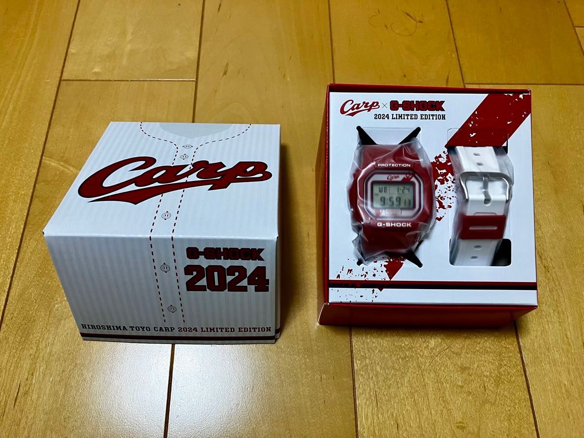 広島カープ　G-SHOCK 2024 交換白ベルト2本