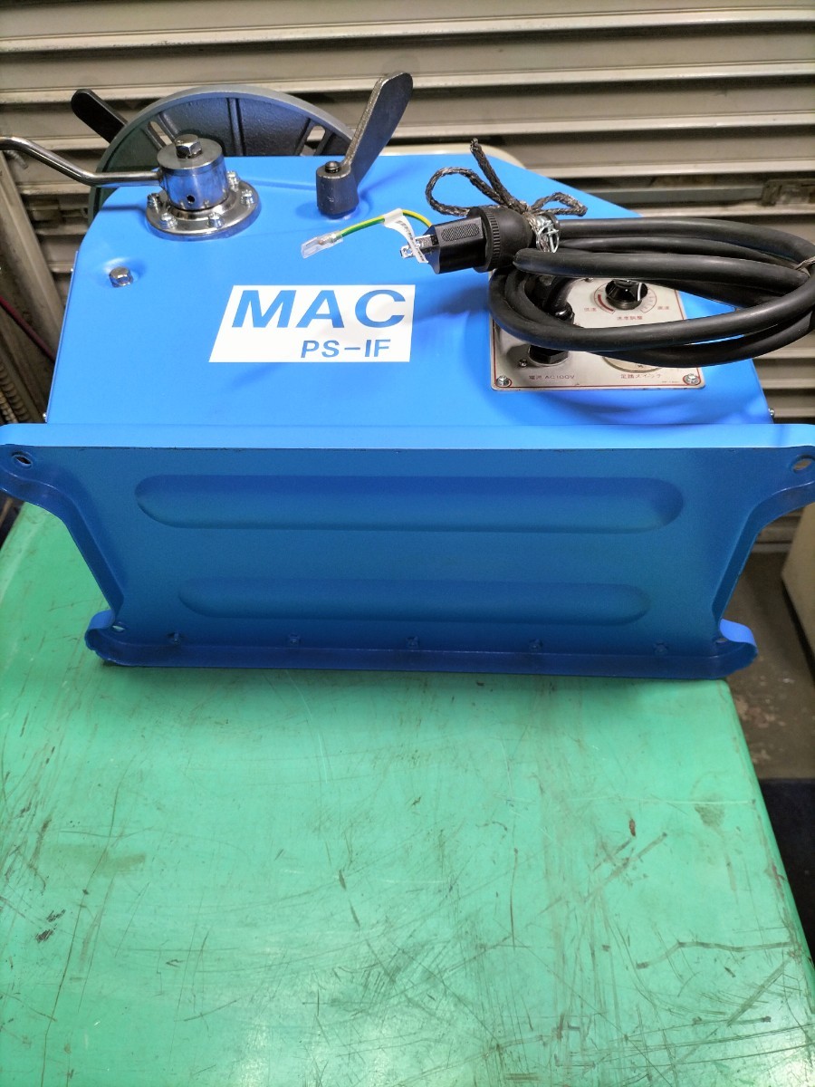 MACマツモト機械小型溶接ポジショナーPS-1F TIG 半自動溶接_画像5