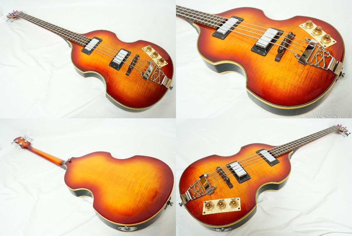 ★Epiphone★Viola Bass VS バイオリンベース 2000年製 美品 エピフォン★_画像8