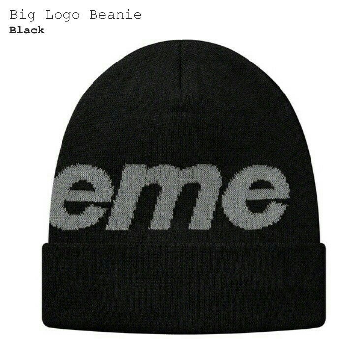 【未使用】 Supreme Reflective Big Logo Beanie black シュプリーム リフレクティブ ビーニー ビッグロゴ ニット帽 反射 黒_画像7