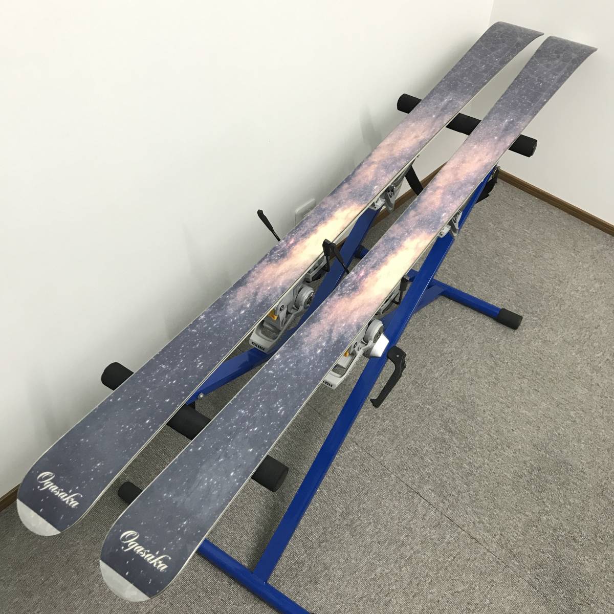 OGASAKA Powdergirl bluewish 160cm naxo nx02 ツアービンディング オガサカ ナクソー パウダー 山スキー テレマーク バックカントリー_画像2