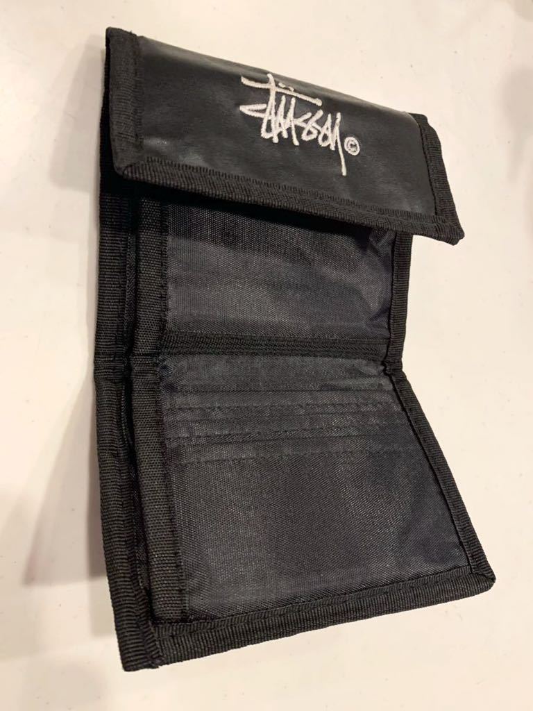 STUSSY Stussy бумажник кошелек вспомогательный для редкость редкий прекрасный товар кожа материалы 
