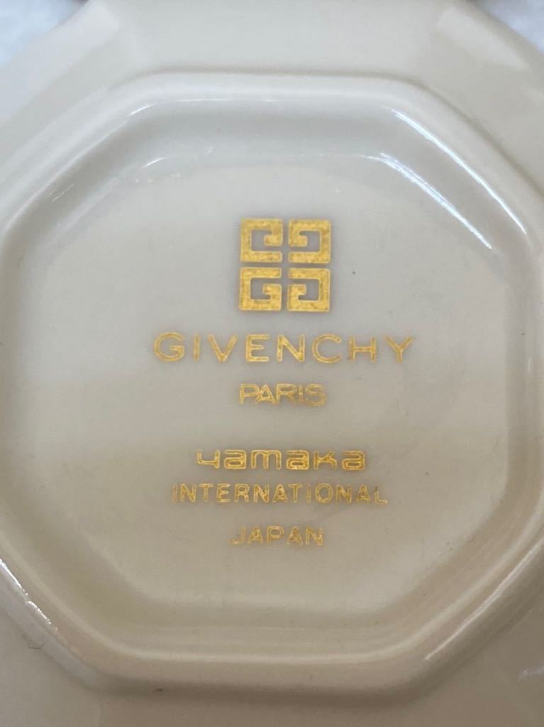 YK9056 GIVENCHY ジバンシイ カップ　 4客セット yamaka 金彩 ティーカップ コーヒーカップ ブランド 洋食器　現状品　0108_画像9