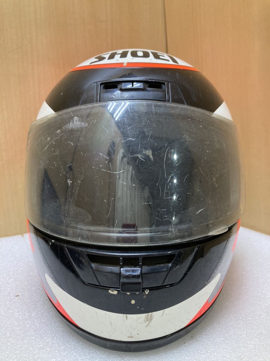 YK7220 当時物　レア　SHOEI ショウエイ X-8 GP フルフェイス ヘルメット XLサイズ ジャンク品　現状品　0111_画像1