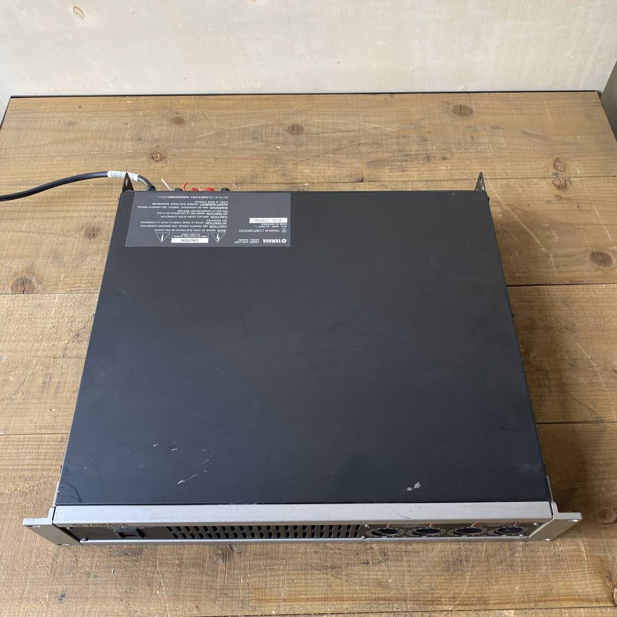 Ra177 YAMAHA XM4080 パワーアンプ 中古品_画像4