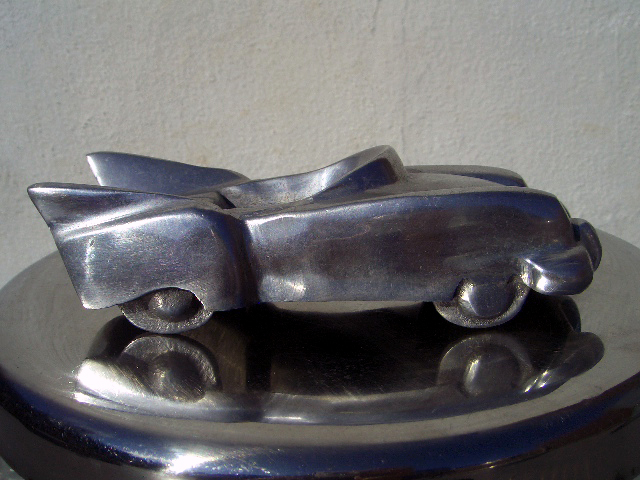 ★1950s USA Vintage Aluminum cast cool American car Ashtray アルミ鋳造 ヴィンテージ アメリ車 インダストリアル アッシュトレイ 灰皿の画像2