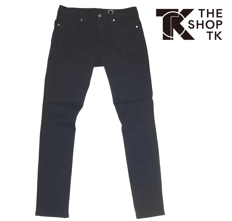 new goods!! Takeo Kikuchi SHOP TK 360 times stretch skinny pants black 02 (M) * men's premium jersey material long black autumn winter *