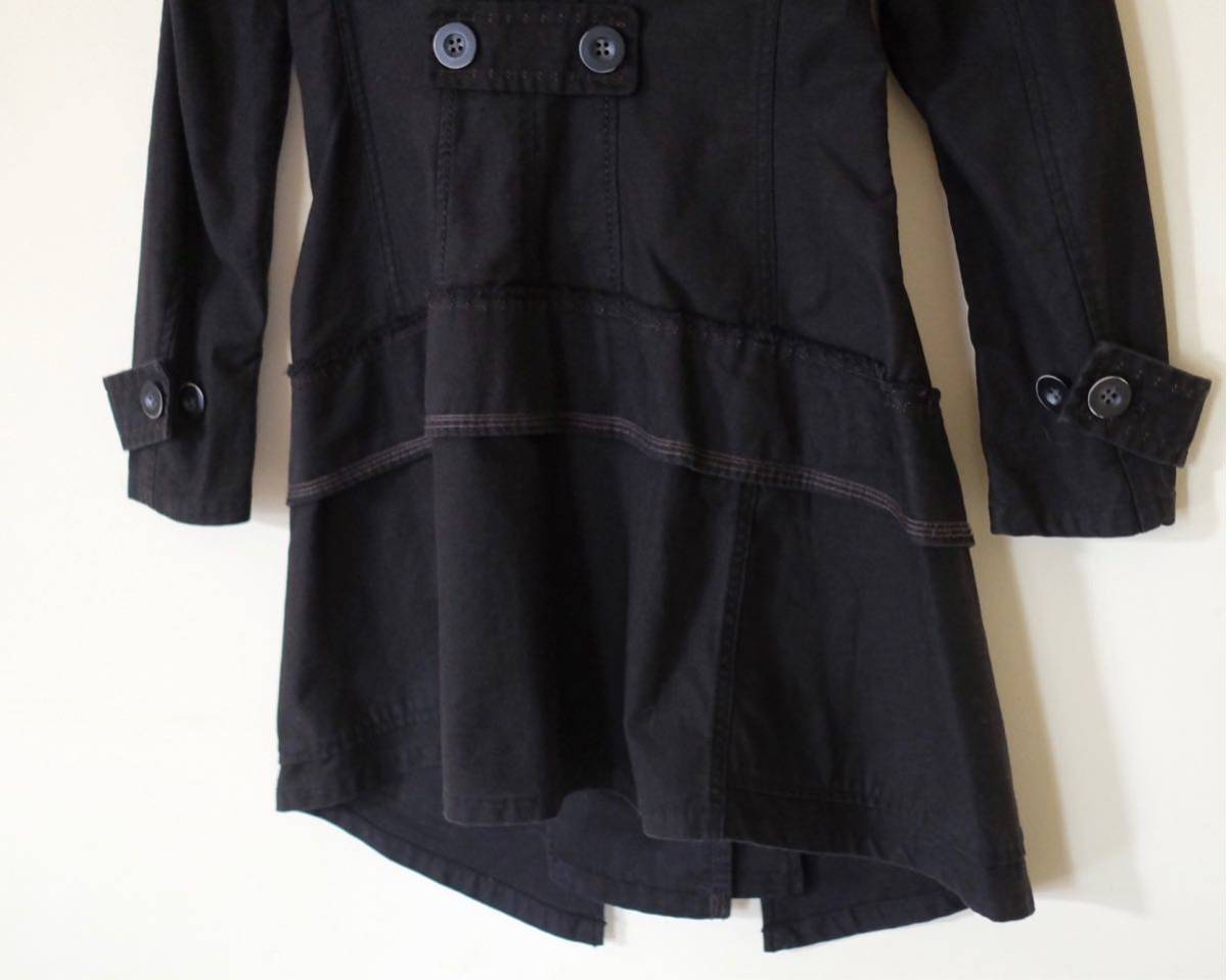 M+FG spring coat black MARITHE + FRANCOIS GIRBAUD Mali te franc sowa Jill bo-