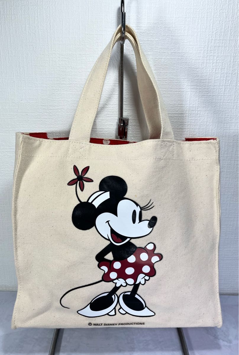 東京ディズニーリゾート ミニーちゃん ミニトートバッグ 美品 東京ディズニーリゾート ミニーちゃん ミニトートバッグ 美品