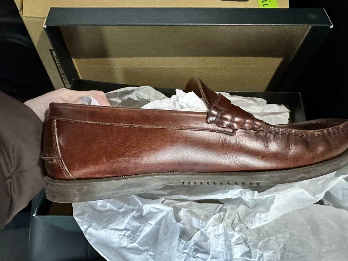 Paraboot coraux パラブーツ コロー EU9(約27cm) アメリカ ローファー 中古 箱付きの画像7