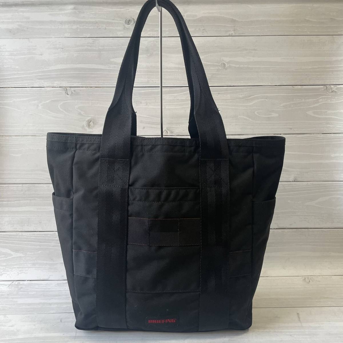 【未使用級】ブリーフィング BRIEFING トートバッグ armor tote ブラック 黒 A4可 肩掛け可 ビジネスバッグ ブリーフケース メンズ 仕事 鞄_画像2