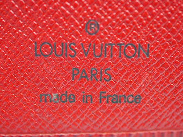 LOUIS VUITTON　ルイヴィトン　エピ　コンチネンタル ヴィエノワ　M63257　難あり　送料無料_画像8