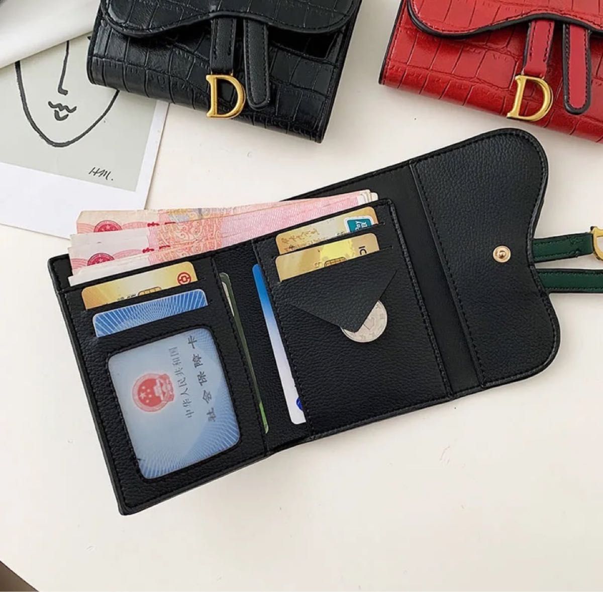 【即購入OK】財布 ピンク ミニ  カードケース 名刺入れ