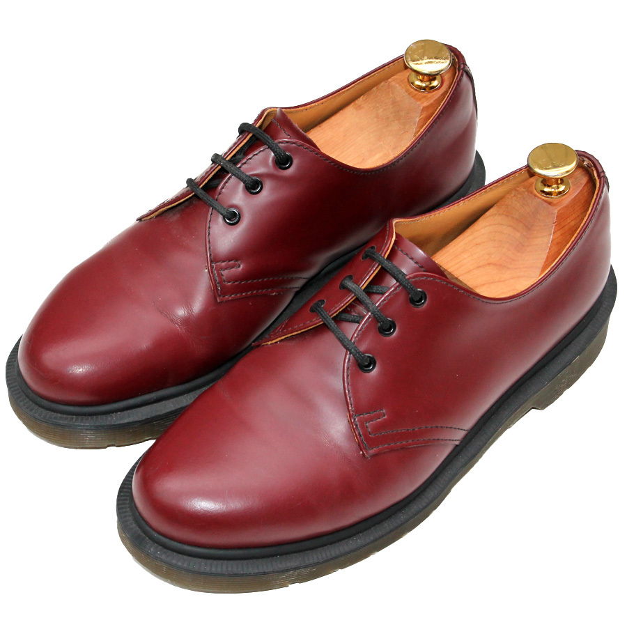 Dr.MARTENS Dr. Martens *3 hole shoes UK6=25 1461 PW 3EYE SHOE Cherry red oxford fc i-617