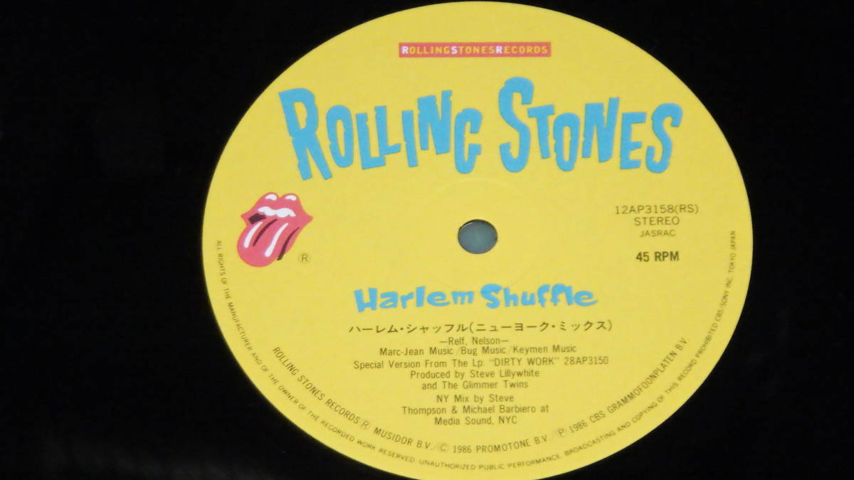 【LP】ローリング・ストーンズ / ハーレム・シャッフル　　THE ROLLING STONES / HARLEM SHUFFLE_画像2