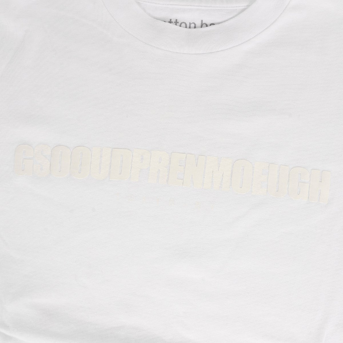 美品 Supreme シュプリーム Tシャツ サイズ:M 00s GOODENOUGH グッドイナフ コラボロゴ クルーネック 半袖 Tシャツ 2002年モデル ホワイト_画像4