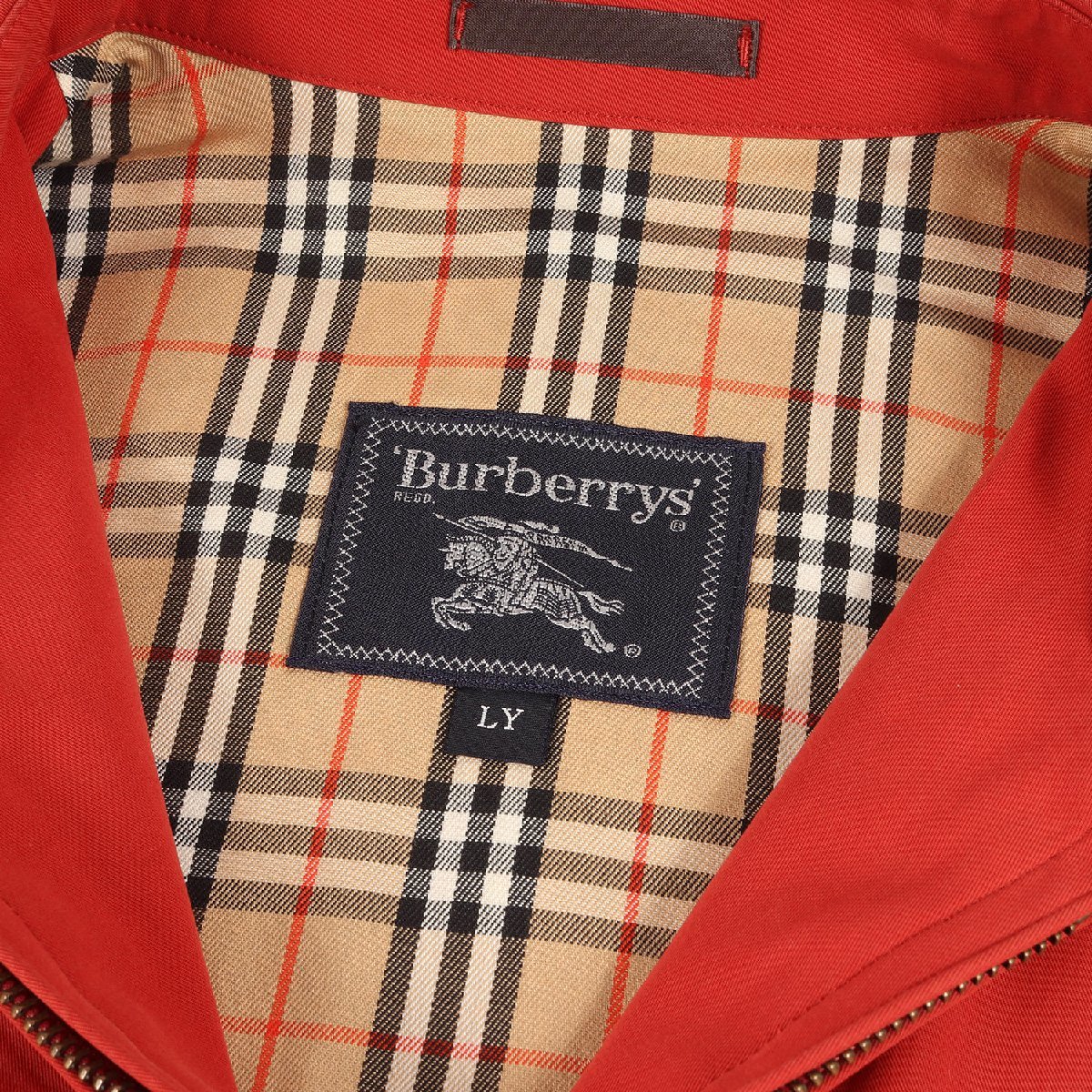 BURBERRY バーバリー ジャケット サイズ:LY 90s ホースマーク 刺繍 コットン スウィングトップ アウター ブルゾン ハリントン ジャケットの画像4