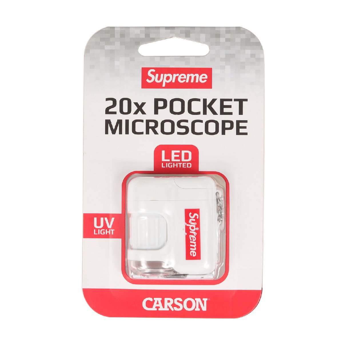 新品 Supreme シュプリーム 23SS CARSON カーソン マイクロスコープ キーチェーン Raymay Pocket Microscope Keychain ホワイト 白_画像1