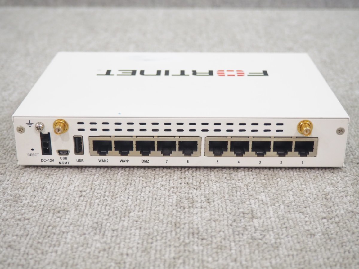 [N458] ☆ Fortinet WiFi ルーター FortiWifi-60D (FWF-60D) ☆_画像3