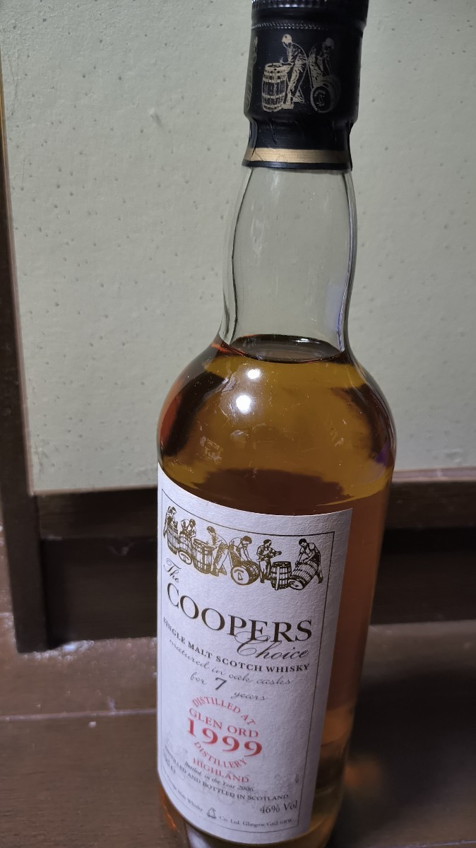 クーパーズチョイス(COOPERS CHOICE)　グレンオード(GLEN ORD)　1992-1999 7年 古酒 ウイスキー_画像2