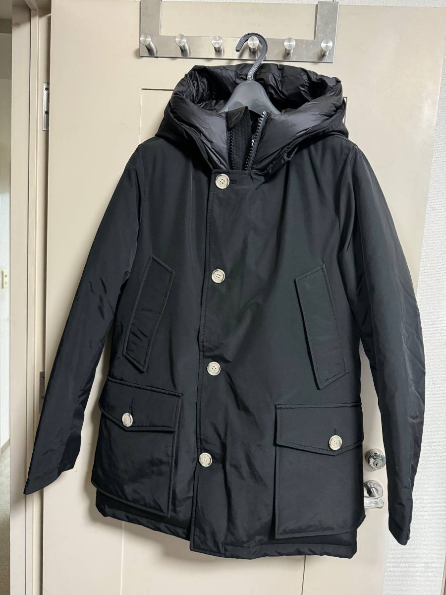 最終お値下げ出品 2023年12月 BEAMS購入 ウールリッチ NEW ARCTIC PARKA NF ダウン WOOLRICH 新品 ブラック M ニューアークティックパーカ _画像1