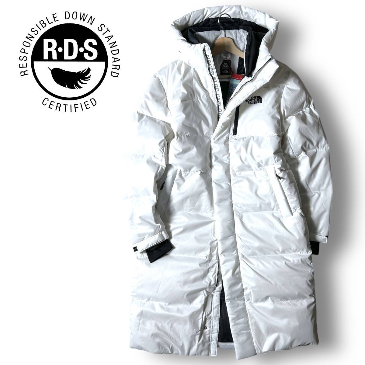 新品 訳アリ THE NORTH FACE ノースフェイス EXPLORING 撥水 防風 RDS認証グースダウン ダウンコート ロングダウン NC1DI50C XL ◆B2607