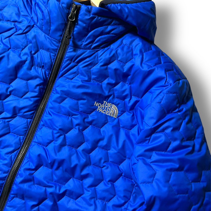 新品 THE NORTH FACE ノースフェイス 高機能中綿 V-MOTION 軽量 六角キルティング 2way エコダウンジャケット アウトドア XL ◆B2056b_画像9