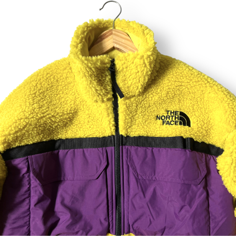 新品 THE NORTH FACE ノースフェイス ホワイトレーベル 防風 防寒 保温 ボアフリースジャケット ブルゾン アウトドアウェア L ◆B872a_画像3