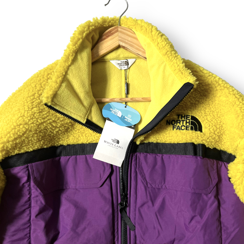 新品 THE NORTH FACE ノースフェイス ホワイトレーベル 防風 防寒 保温 ボアフリースジャケット ブルゾン アウトドアウェア L ◆B872a_画像4