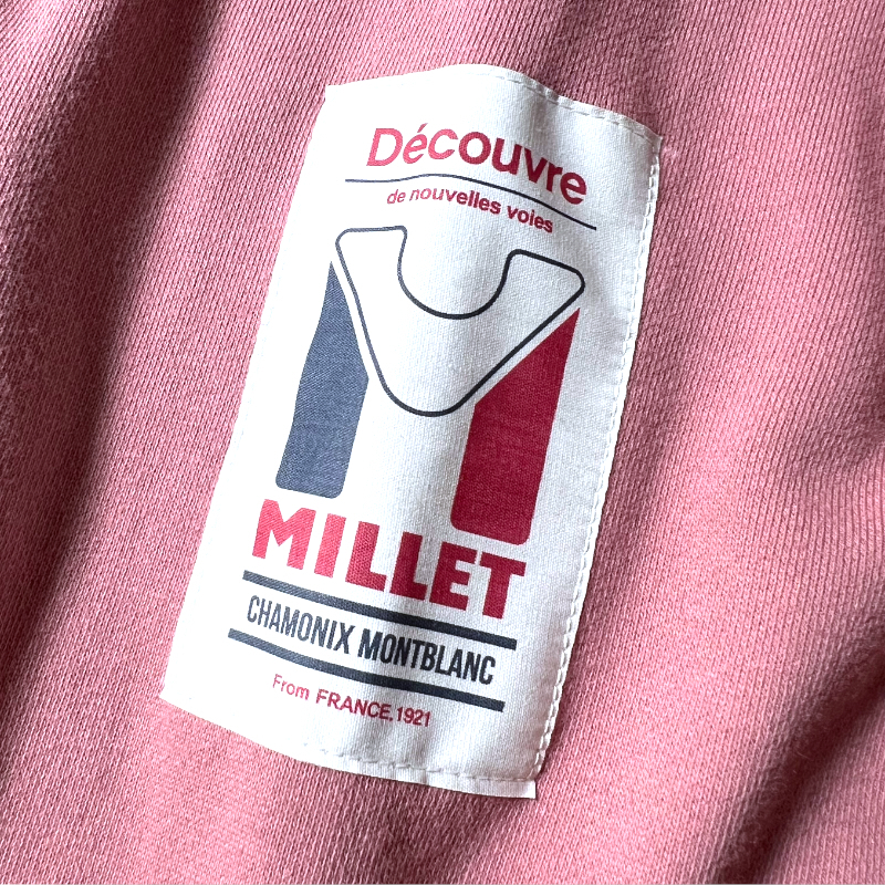 新品 MILLET ミレー 登山系ブランド御用達AGION使用 抗菌 抗臭 ロゴワッペン スウェットシャツ プルオーバー アウトドアウェア L ◆B1764e_画像8