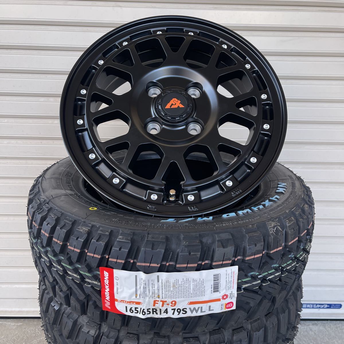 《 フェニーチェX XC8 》ナンカンFT-9 ◆165/65R14◆ホワイトレター◆4×4 M/Tマッドタイヤ エブリィ キャリーハスラー軽トラ軽バン_画像2