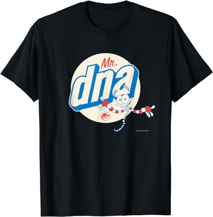 ジュラシック・ワールド Mr.DNA Tシャツ XL / 黒　ジュラシック・パーク_画像1