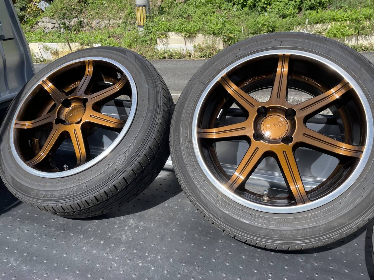 RAYS VERSUS レイズ　ベルサス　AVANTI ホイール　16インチ　7JJ+32 100×4H 175/60R16 中古品　コンパクトカー_画像2