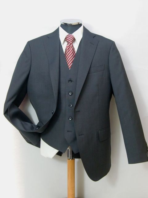 [ spring summer special price ]2. three-piece suit *AB-7* washing machine ....*Hi-Gredo specification *. gray / woven plain 