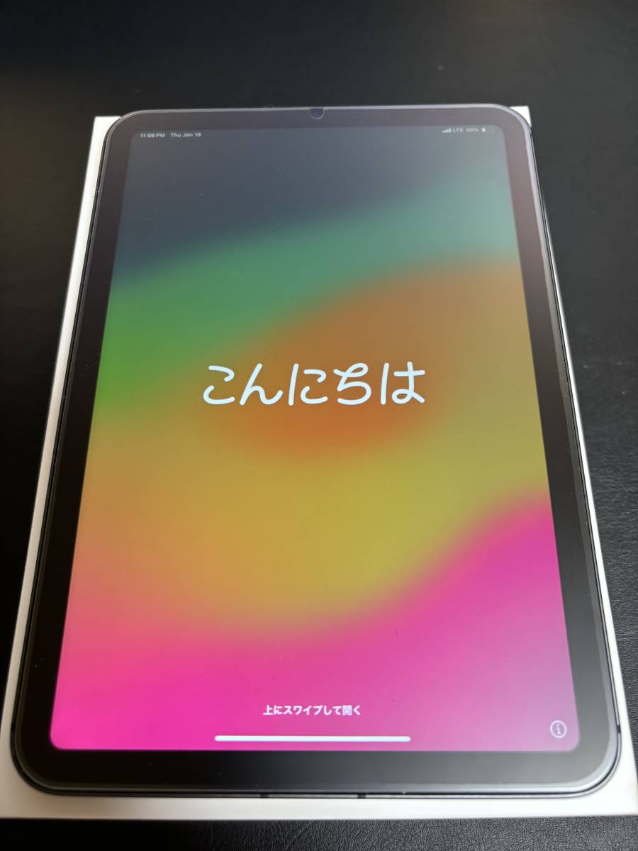 中古 美品 iPad mini 8.3インチ 第6世代 Wi-Fi+Cellular 64GB MK893J/A _画像1