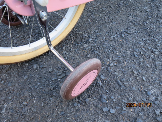 18インチ女子用自転車屋内保管_画像6