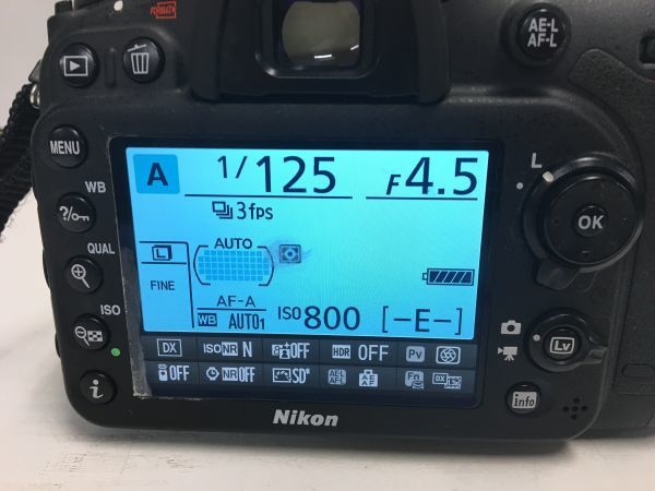 !! Nikon ニコン デジタル一眼レフカメラ D7100 AF-S NIKKOR 18-105ｍｍ 1:3.5-5.6G ED セット 動作確認済み_画像3