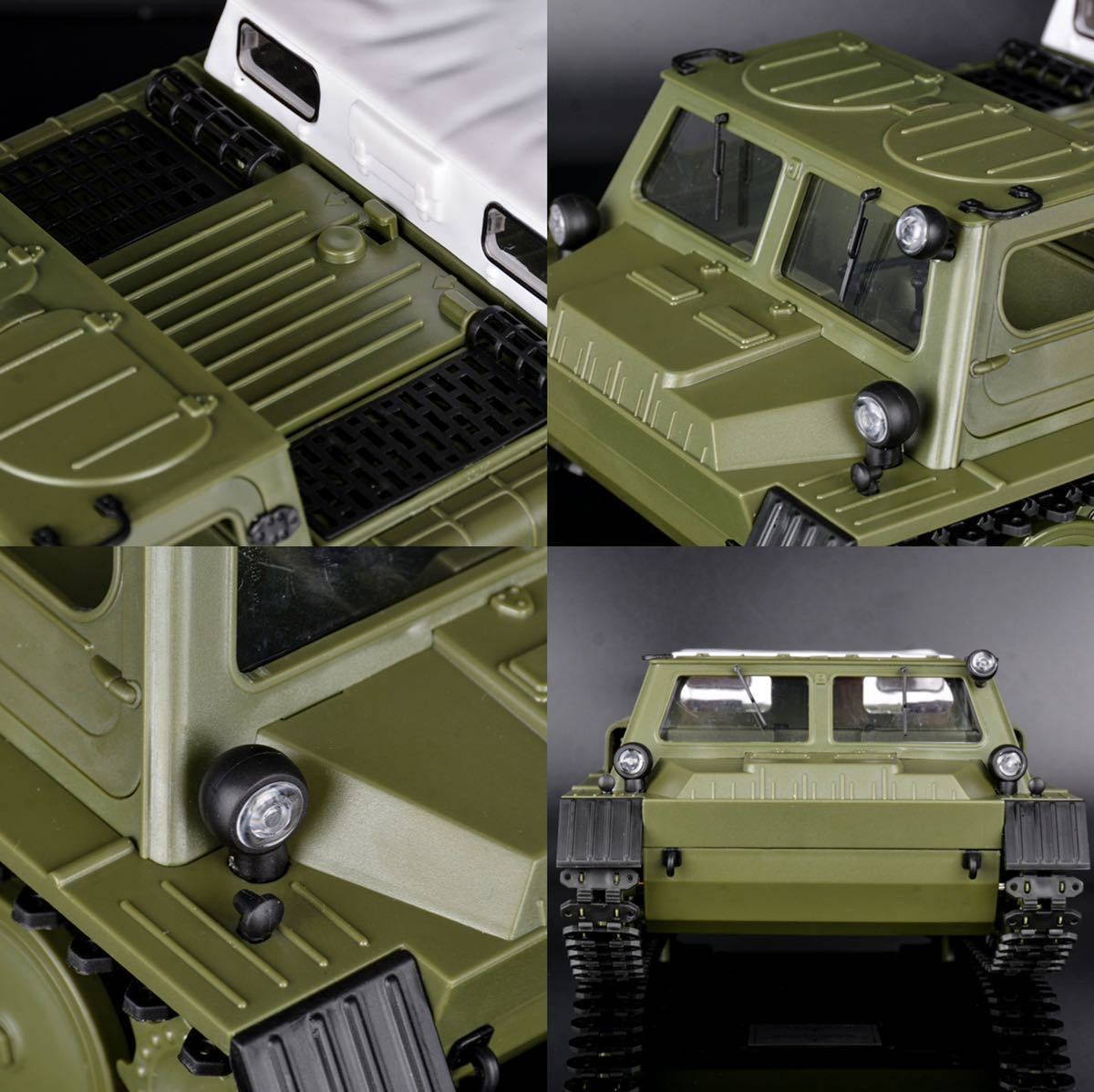 バッテリー2本 WPL E1 RTR E-1 戦車タンク D12 RC 1/16 ラジコン クローラー 迫力 キャタピラ キャリア オフロードトラック 子供 GAZ71_画像4