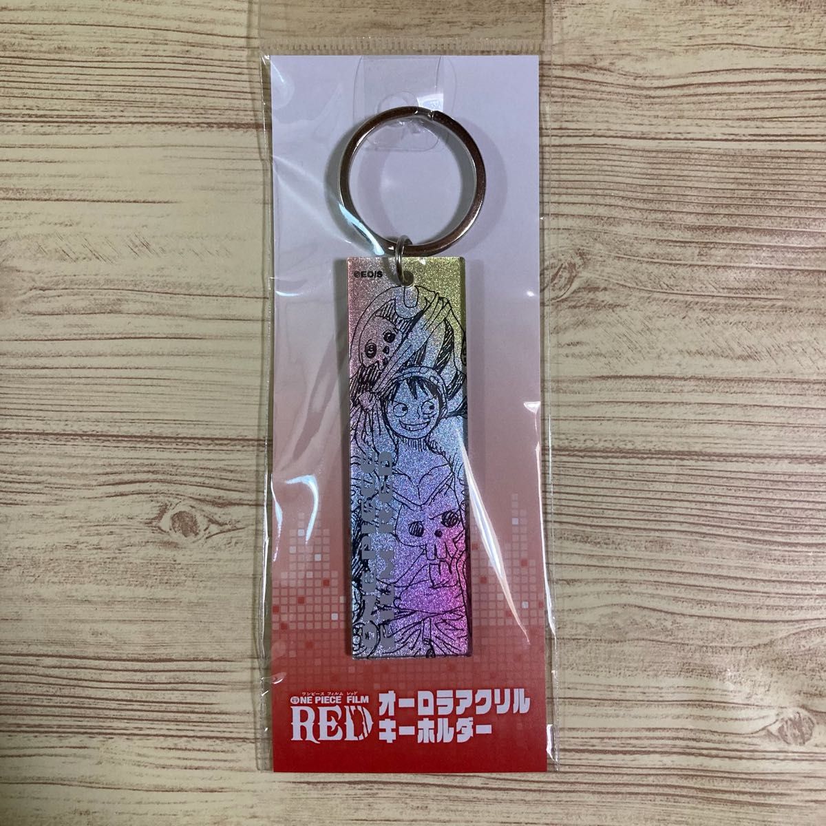 【ONE PIECE FILM RED】 アクリルキーホルダー + ラバーマスコット ルフィ シャンクス　劇場販売グッズ 一番くじ