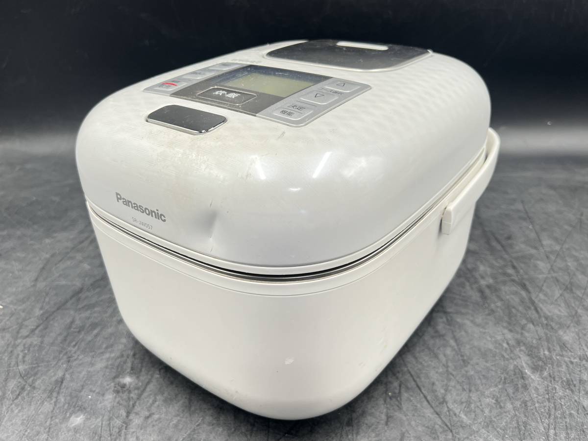 Panasonic/パナソニック 可変圧力IHジャー炊飯器 3合炊き 2018年製 炊飯加熱・煮沸確認 簡易ボタン操作確認済み SR-JW057_画像1