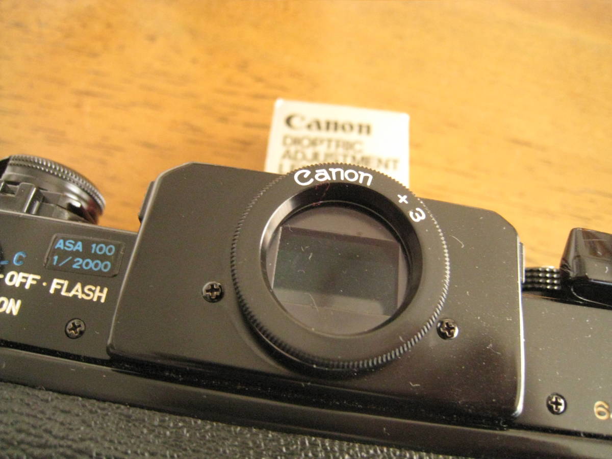 キャノン F-1 用  視度補正レンズ +3  【遠視用 / 送料込み】 Canon DIOPTRIC ADJUSTMENT LENS R +3の画像4