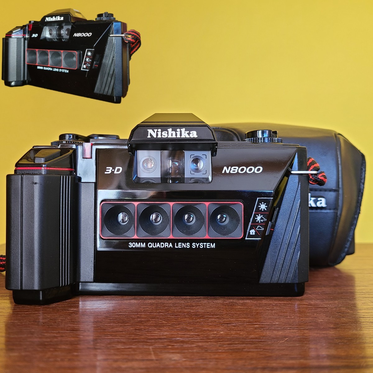 9☆100円～ ニシカ Nishika 3-D N8000 30mm Quadra Lens System コンパクトカメラ ヴィンテージ フィルムカメラ_画像1