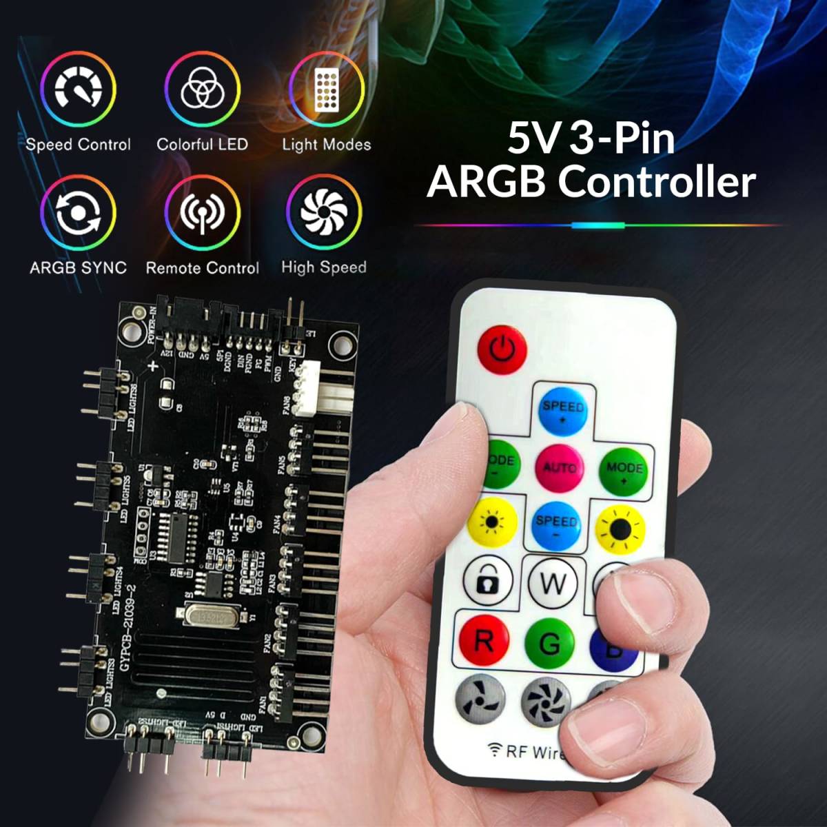 AIO CPU cooler,air conditioner, color control remote,360m radiator, quiet sound ARGB PWM fan,AMD AM5/AM4-Intel LGA 1700/1200/115X. compatibility 
