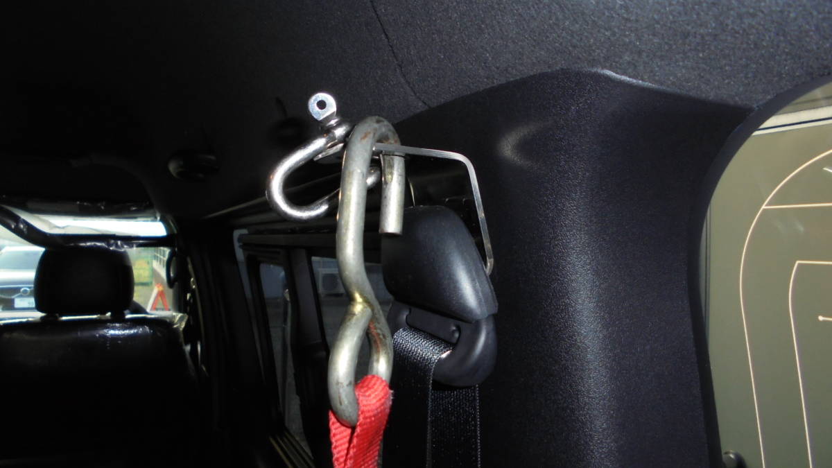 ハイエースバン　２００系　S－GL用　シートベルト部リアブラケット　　ステンレス製　タイプ1　4型～6型用　_画像6