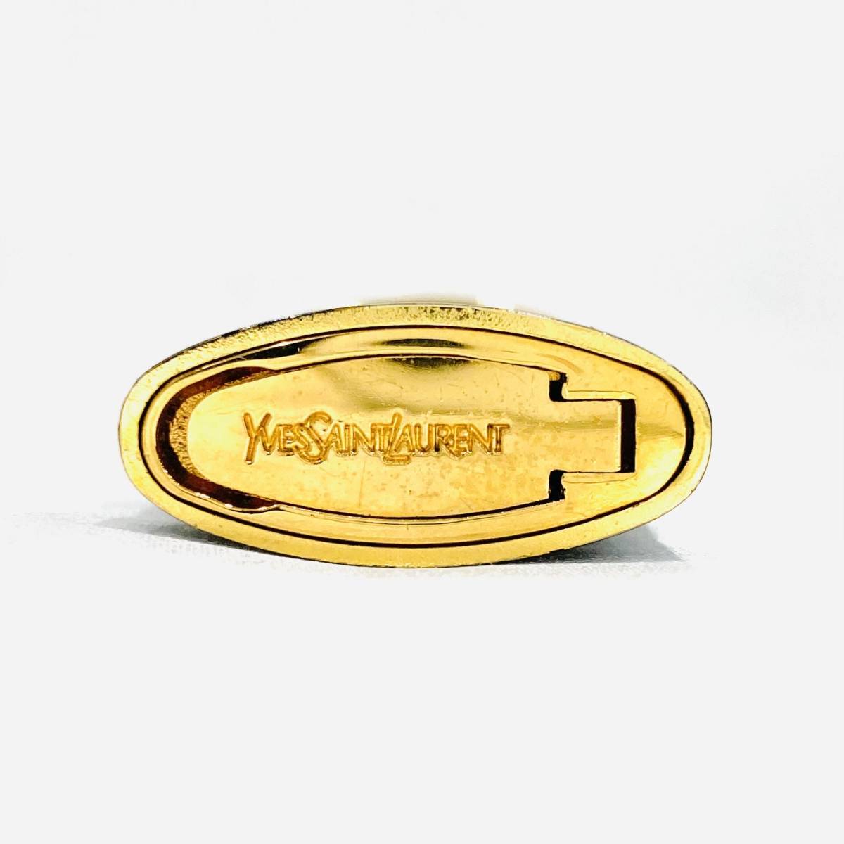 1円～★ YSL　ライター　ガス式　ボーダー　ゴールドカラー　イブサンローラン　Y2312-246_画像5