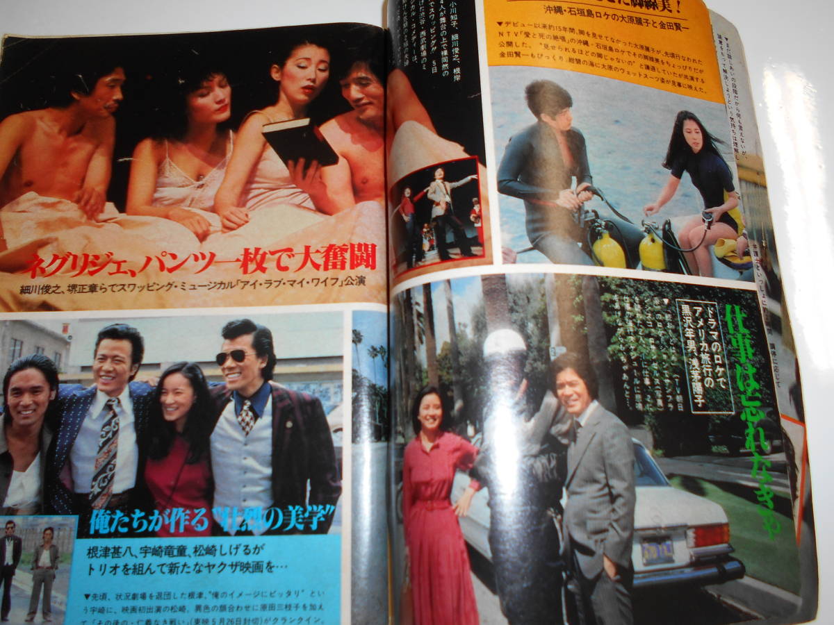 週刊明星 1979年昭和54年4 22 西城秀樹 大原麗子 岩崎宏美 浅茅陽子 夏目雅子 三浦友和 紺野美沙子 国広 岡田奈々 大竹しのぶ 朝比奈マリア - その他 週刊明星 1979年昭和54年4 22 西城秀樹 大原麗子 岩崎宏美 浅茅陽子 夏目雅子 三浦友和 紺野美沙子 国広 岡田奈々 大竹しのぶ 朝比奈マリア - その他