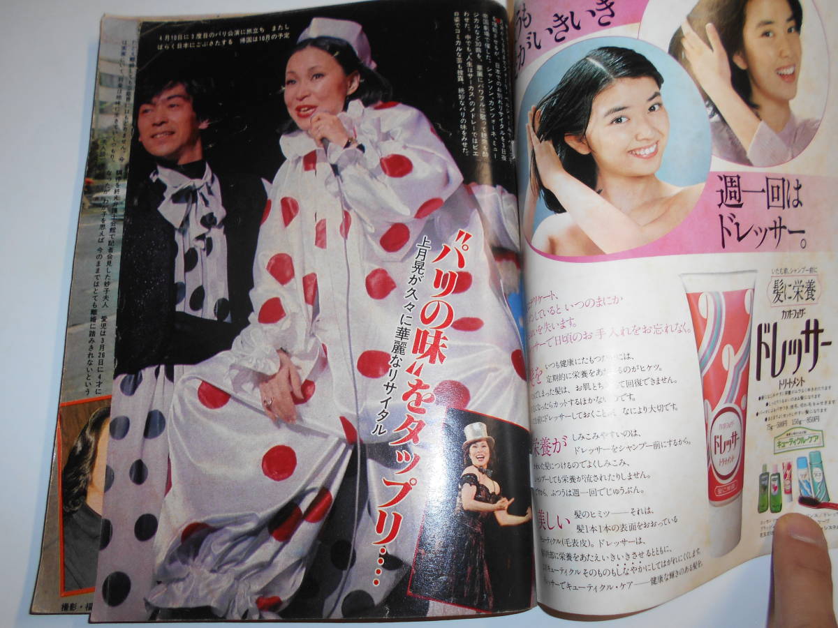 週刊明星 1979年昭和54年4 22 西城秀樹 大原麗子 岩崎宏美 浅茅陽子 夏目雅子 三浦友和 紺野美沙子 国広 岡田奈々 大竹しのぶ 朝比奈マリア - その他 週刊明星 1979年昭和54年4 22 西城秀樹 大原麗子 岩崎宏美 浅茅陽子 夏目雅子 三浦友和 紺野美沙子 国広 岡田奈々 大竹しのぶ 朝比奈マリア - その他