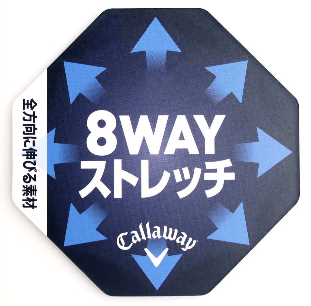 【 ブラック L 新品 タグ付き 】 Callaway キャロウェイ ゴルフ 8way ジョガー パンツ メンズ